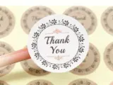 Brown paper sticker sheets with full-color printing on natural kraft material - Sticker Sheet Printing