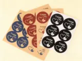 Kraft sticker sheets with multiple custom designs showing variety options - Sticker Sheet Printing